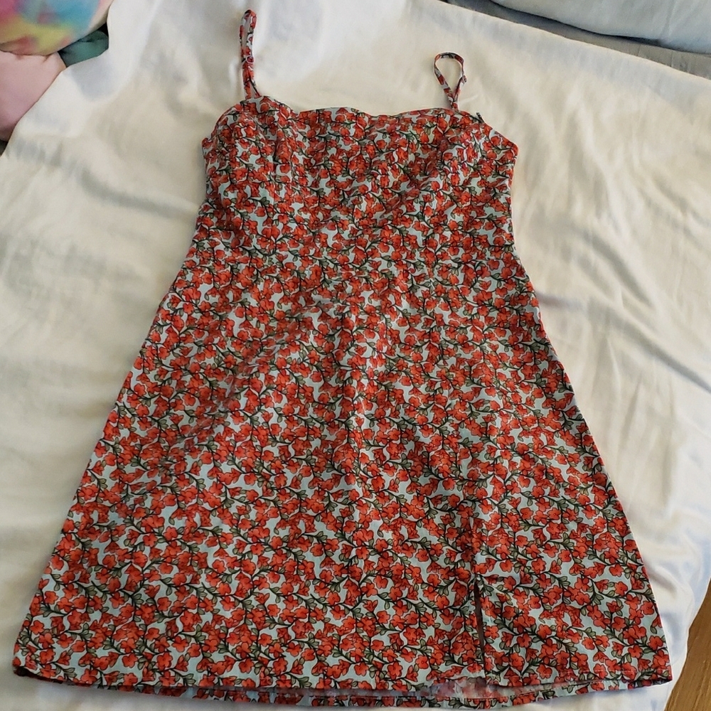 Floral mini dress